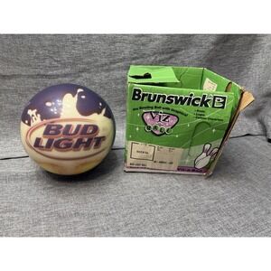 12Lb NEW Undrilled Bud Light Brunswick Bowling Ball Beer